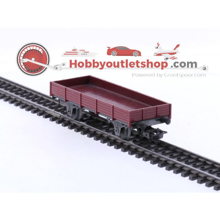 Schaal H0 Märklin en Electrotren 4503, 4607, 4612 en 2777 set van 4 goederenwagens van de DB #8106