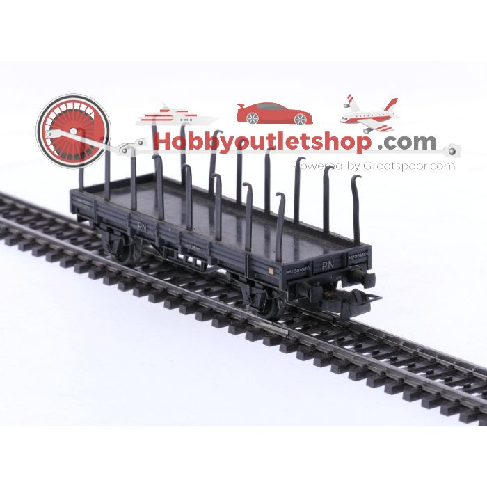 Schaal H0 Märklin en Electrotren 4503, 4607, 4612 en 2777 set van 4 goederenwagens van de DB #8106