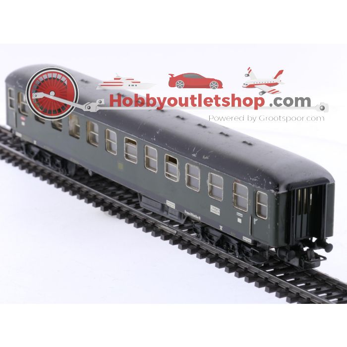 Schaal H0 Märklin 4022 en 4032 set van 3 personenrijtuigen van de DB #8107