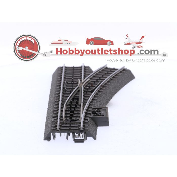 Schaal H0 Märklin 24612 wissel rechts lengte 188,3 mm #8121