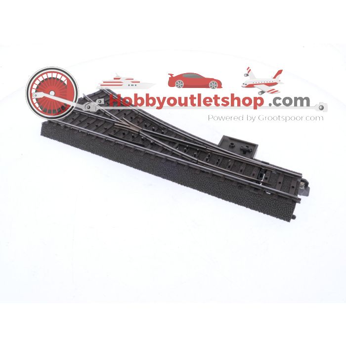 Schaal H0 Märklin 24612 wissel rechts lengte 188,3 mm #8121