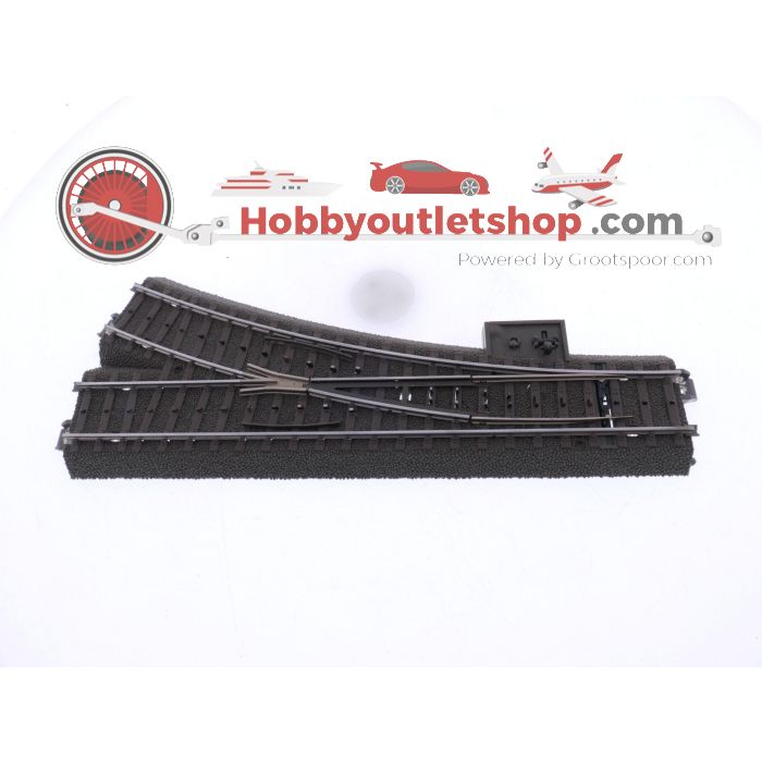 Schaal H0 Märklin 24612 wissel rechts lengte 188,3 mm #8121