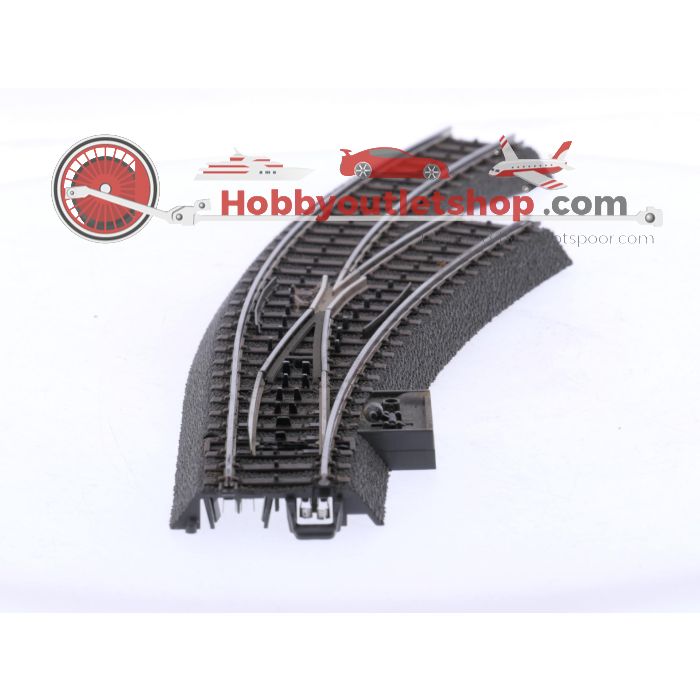 Schaal H0 Märklin 24672 meegebogen wissel rechts R1 360 mm #8122