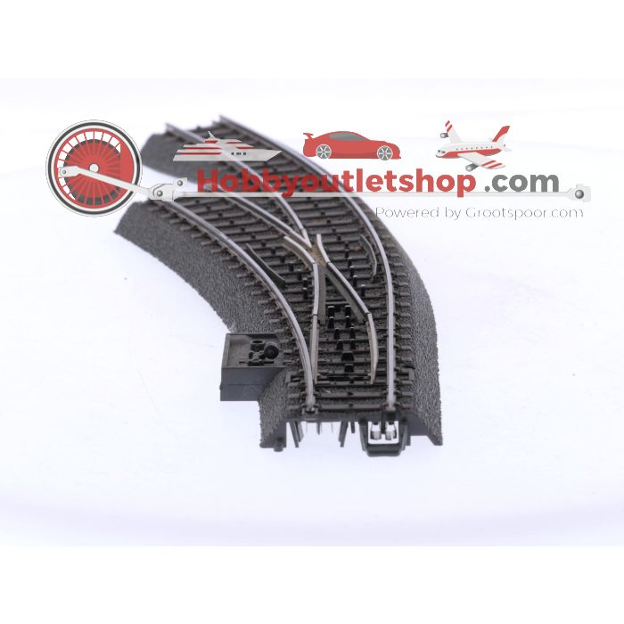 Schaal H0 Märklin 24671 meegebogen wissel links R1 360 mm #8123