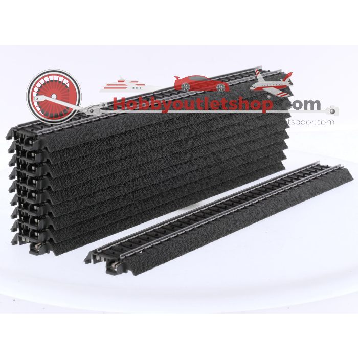 Schaal H0 Märklin 24236 rechte rails 236 mm C-Rails 10st. #8124 - sku: 20250827090640 - Used - Very good condition - Photo 3