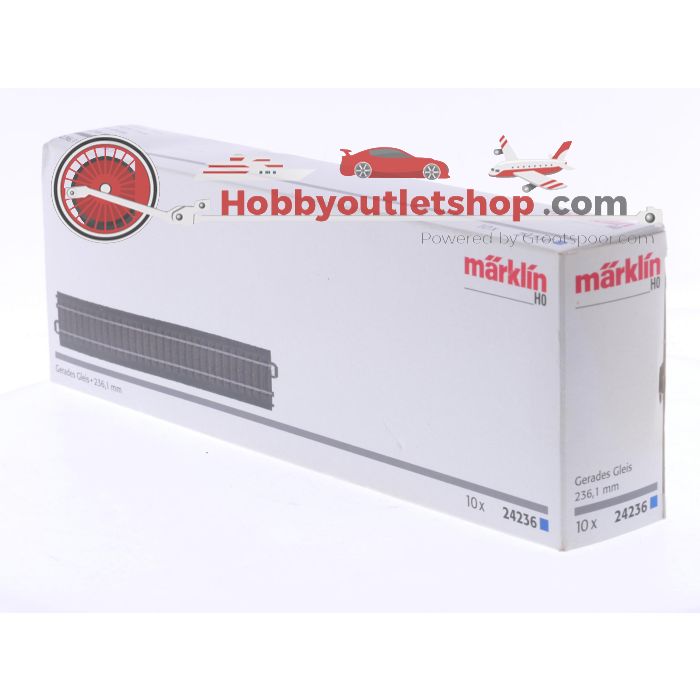 Schaal H0 Märklin 24236 rechte rails 236 mm C-Rails 10st. #8124 - sku: 20250827090640 - Used - Very good condition - Photo 5