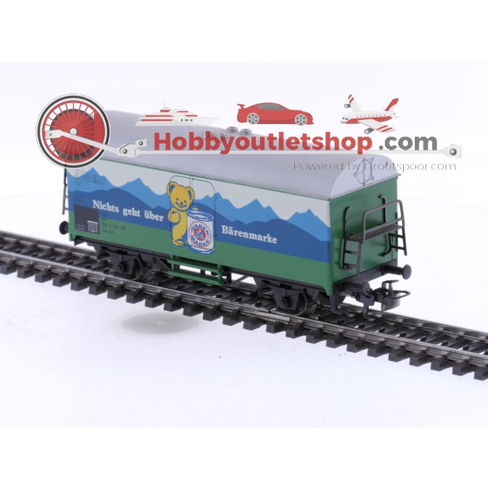 Schaal H0 Märklin 4485 koelwagen 'Nichts geht über Bärenmarke' van de DB #8128