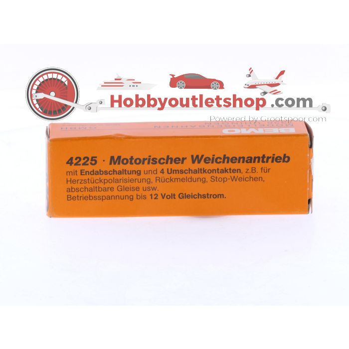 Schaal H0m Bemo 4225 motorische wisselaandrijving 12 volt gelijkspanning #8135