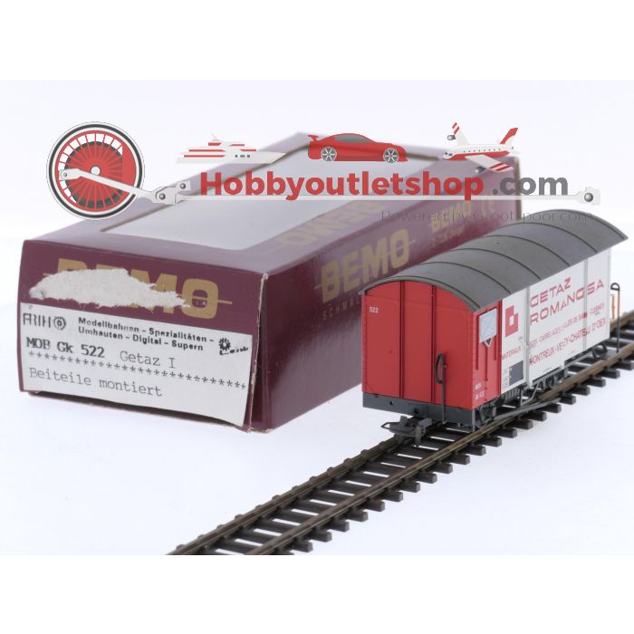 Schaal H0m Bemo gesloten goederenwagen Gk 522 Gataz Romangsa van de MOB #8160 - sku: 20250903091142 - Gebraucht - Sehr guter Zustand - Bild 8