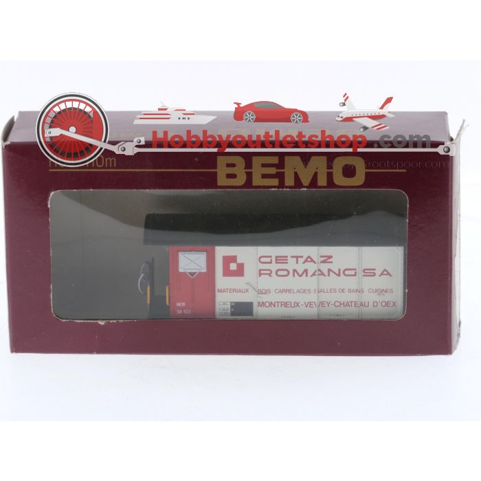 Schaal H0m Bemo gesloten goederenwagen Gk 522 Gataz Romangsa van de MOB #8160 - sku: 20250903091142 - Gebraucht - Sehr guter Zustand - Bild 6