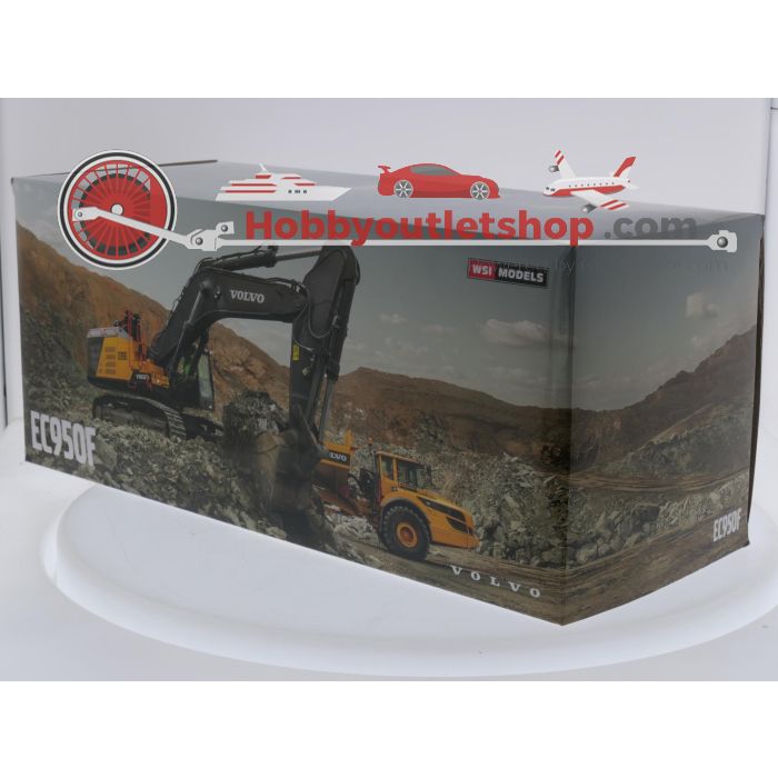 Schaal 1:50 WSI Models 64-2013 graafmachine Volvo EC950F Black #8258