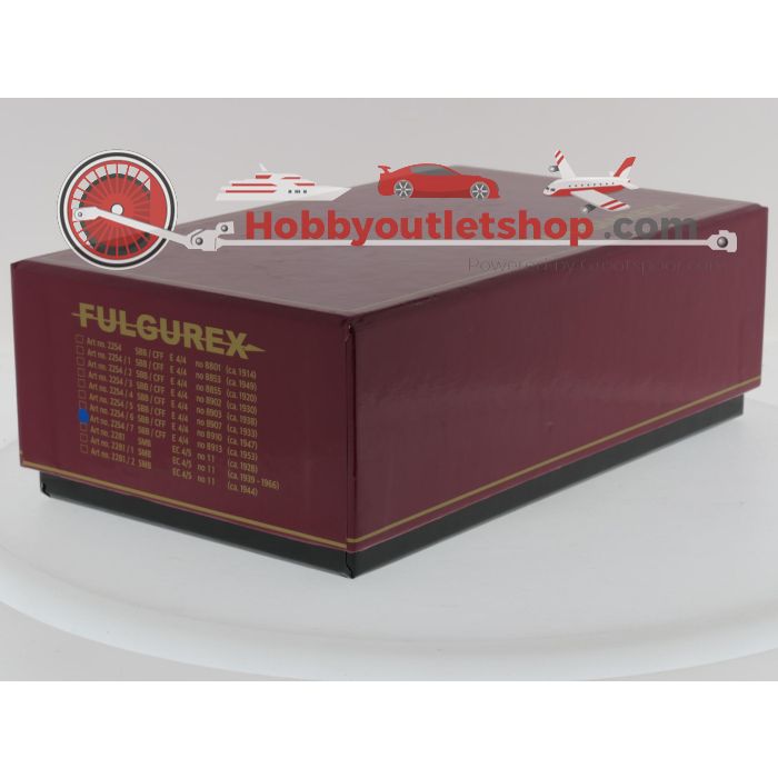 Schaal H0 Fulgurex 2254/7 stoomlocomotief E 4/4 van de SBB CFF Digitaal #8262