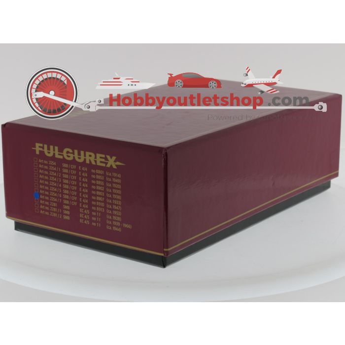 Schaal H0 Fulgurex 2254/7 stoomlocomotief E 4/4 van de SBB CFF Digitaal #8262