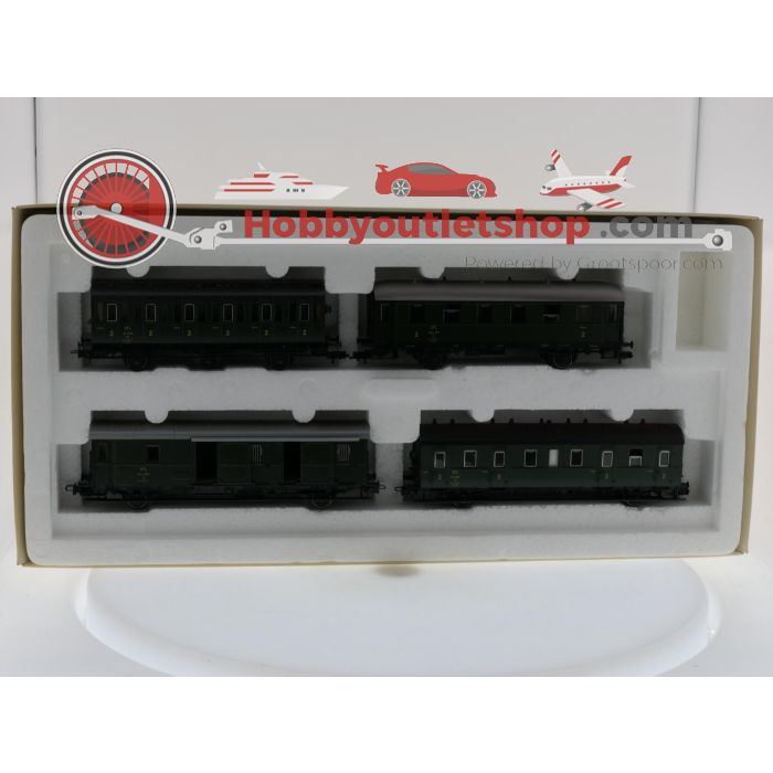 Schaal H0 Märklin 43971 4 Lokaal-personenrijtuigen uit de '50-er jaren '50 jaar CFL' van de CFL #8271