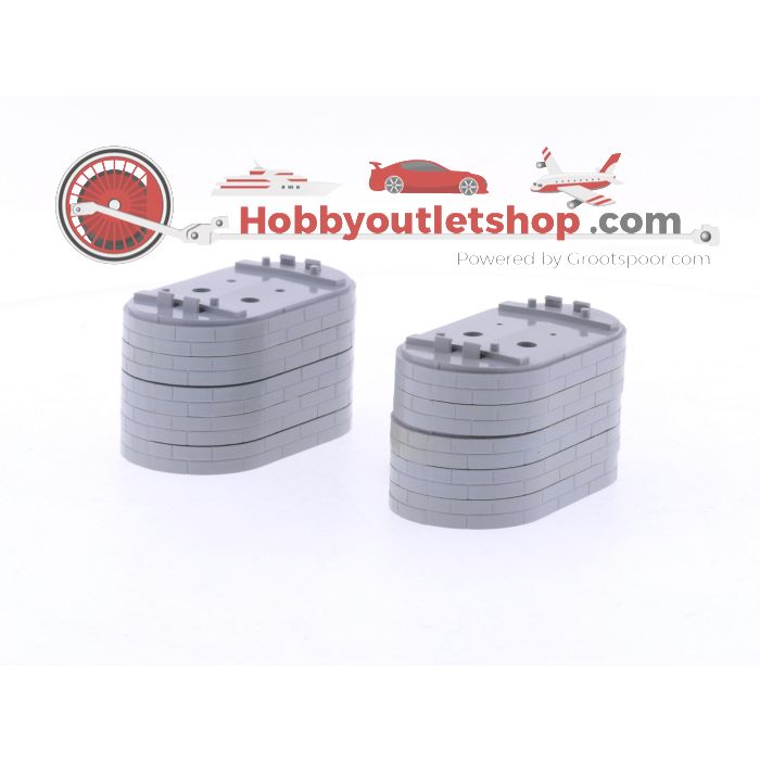 Schaal H0 Märklin 7252 pijlerdeel 6 mm zakje 10 st. #8685