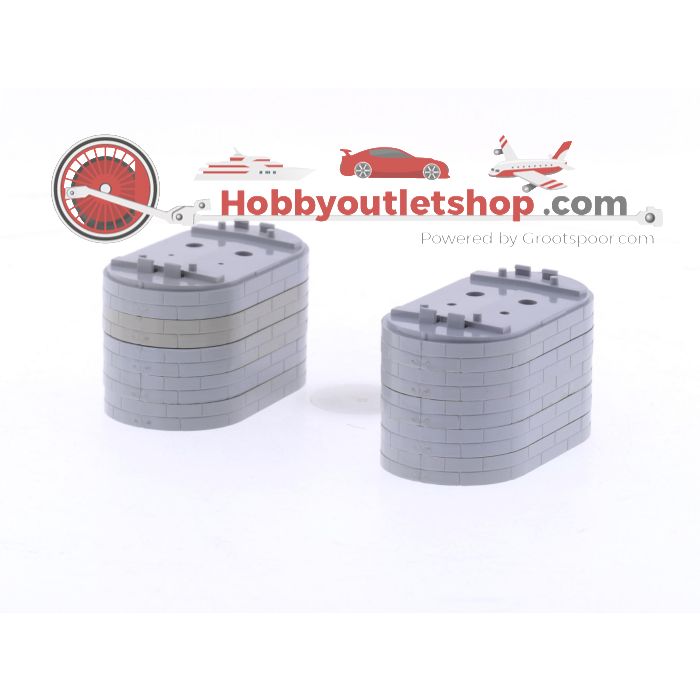 Schaal H0 Märklin 7252 pijlerdeel 6 mm zakje 10 st. #8685