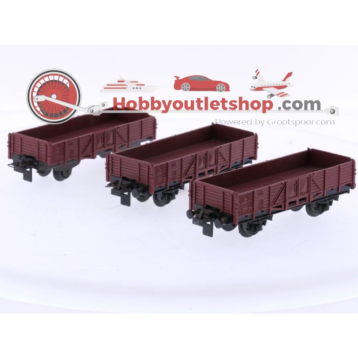 Schaal H0 Trix Express 20/66 (405), 3441, 3451 en 3454 set van 8 goederenwagens van de DB #8688 - sku: 20250925011114 - Gebraucht - Angemessener Zustand - Bild 8