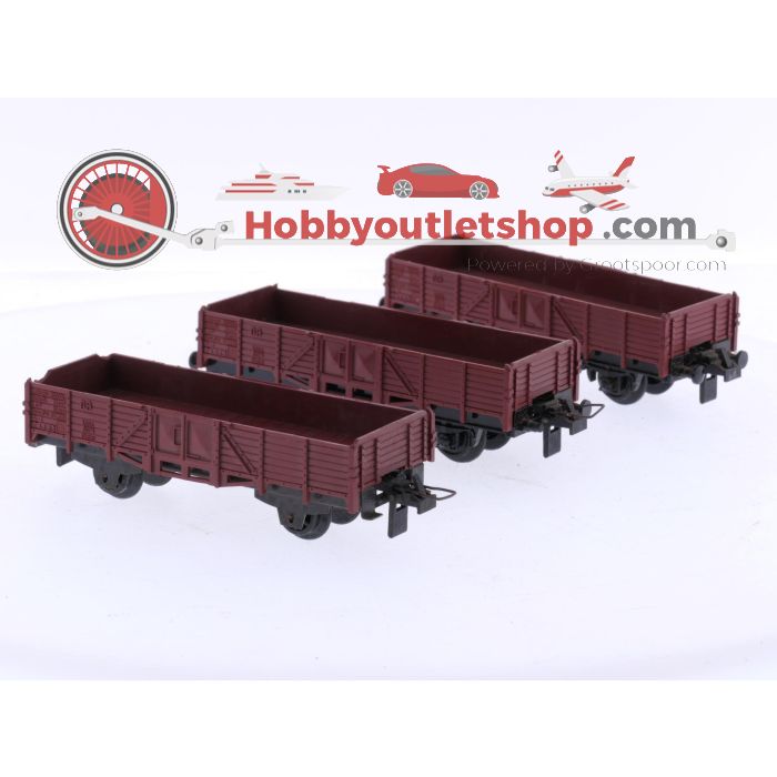 Schaal H0 Trix Express 20/66 (405), 3441, 3451 en 3454 set van 8 goederenwagens van de DB #8688 - sku: 20250925011114 - Gebraucht - Angemessener Zustand - Bild 11