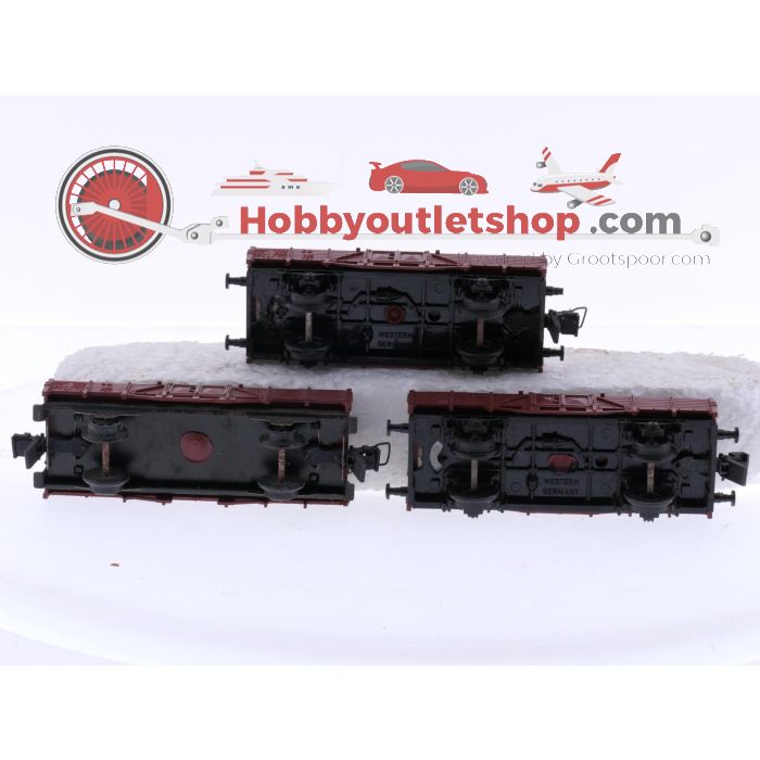 Schaal H0 Trix Express 20/66 (405), 3441, 3451 en 3454 set van 8 goederenwagens van de DB #8688 - sku: 20250925011114 - Gebraucht - Angemessener Zustand - Bild 12