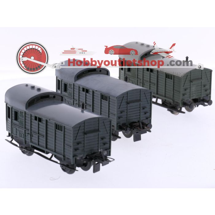 Schaal H0 Trix Express 20/66 (405), 3441, 3451 en 3454 set van 8 goederenwagens van de DB #8688 - sku: 20250925011114 - Gebraucht - Angemessener Zustand - Bild 16