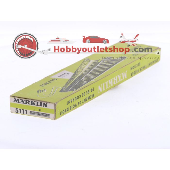 Schaal H0 Märklin 5111 aansluitrails 180 mm M-Rails in blauwe of groene verpakking #8277