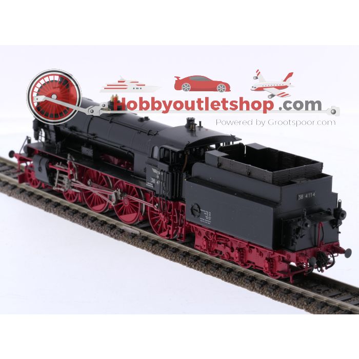 Schaal H0 Micro-Metakit 99803H stoomlocomotief BR 38 van de DRG #P323