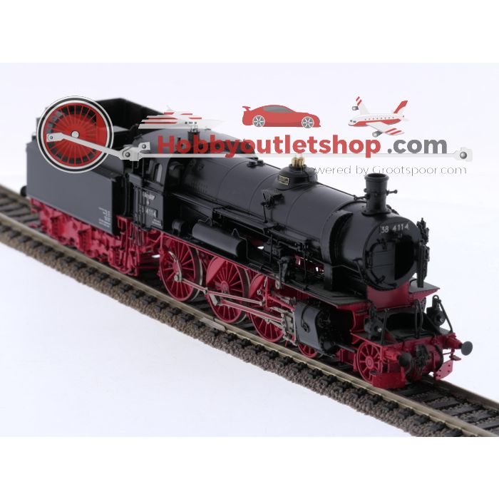 Schaal H0 Micro-Metakit 99803H stoomlocomotief BR 38 van de DRG #P323