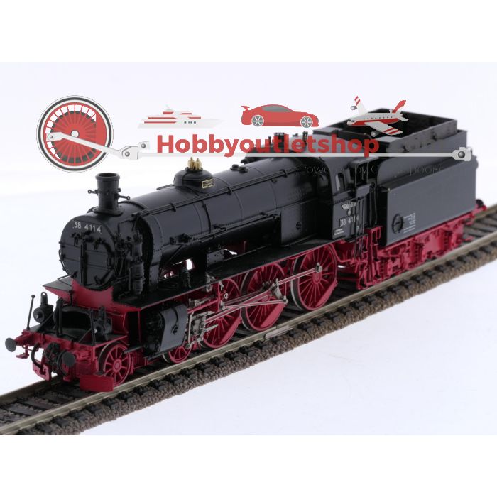 Schaal H0 Micro-Metakit 99803H stoomlocomotief BR 38 van de DRG #P323