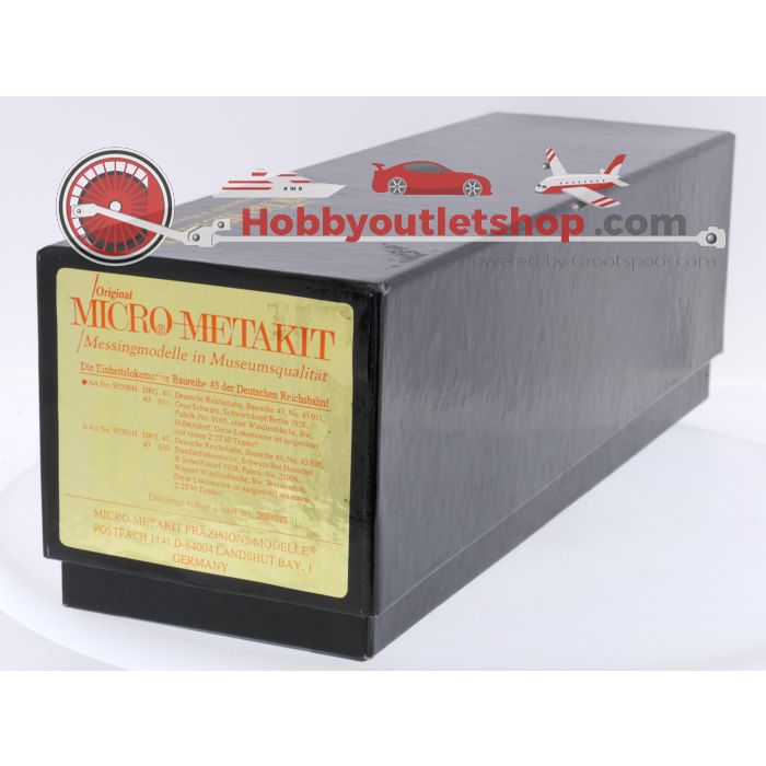 Schaal H0 Micro-Metakit 99803H stoomlocomotief BR 38 van de DRG #P323