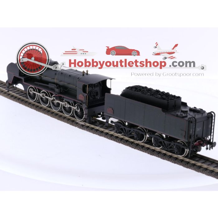 Schaal H0 Metropolitan 516 stoomlocomotief 150 P van de SNCF. BASTLER #P326