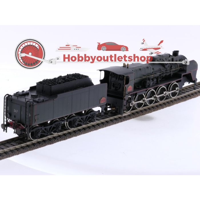 Schaal H0 Metropolitan 516 stoomlocomotief 150 P van de SNCF. BASTLER #P326