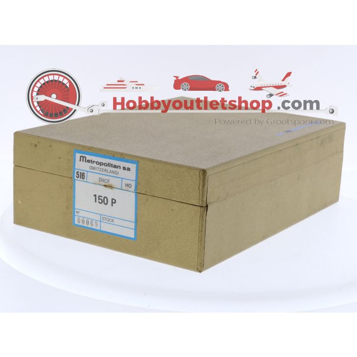 Schaal H0 Metropolitan 516 stoomlocomotief 150 P van de SNCF. BASTLER #P326