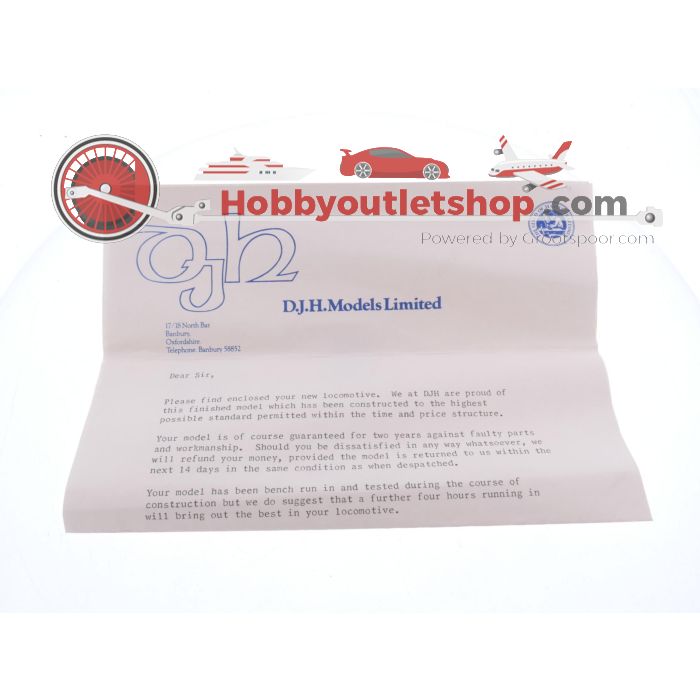 Schaal 00 DJH Models LTD 145 stoomlocomotief 4-6-0 Klasse B1 van de LNER #P327