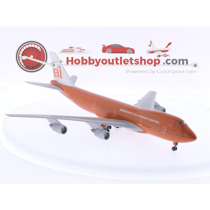 Schaal 1:250 Schabak 851/45 Boeing 474-200 Braniff International Reg. N601BN #8282