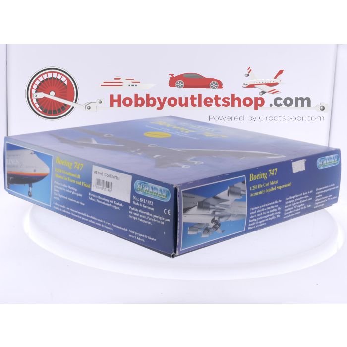 Schaal 1:250 Schabak 851/46 Boeing 474-200 Continental Reg. N78020 #8283