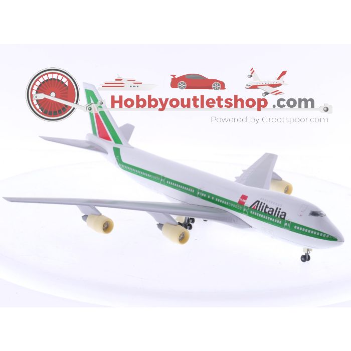Schaal 1:250 Schabak 851/15 Boeing 474-200 Alitalia Reg. NA #8286