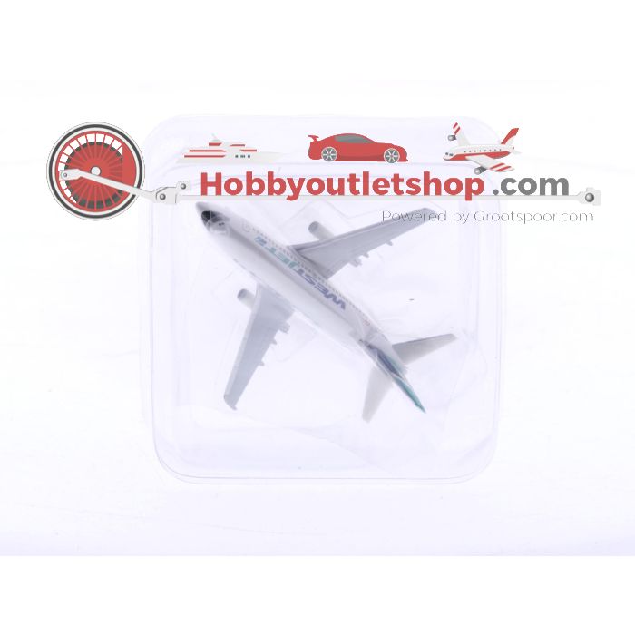 Schaal 1:500 Herpa 505789 Boeing 737-200 Westjet Reg. C-GWJE #8323