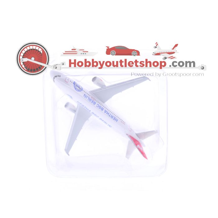 Schaal 1:500 Herpa 502153 Airbus A320 'Hertha BSC Berlin' LTU Reg. D-ALTD #8353 - sku: 20251021020807 - Gebruikt - Zo goed als nieuw - Afbeelding 4
