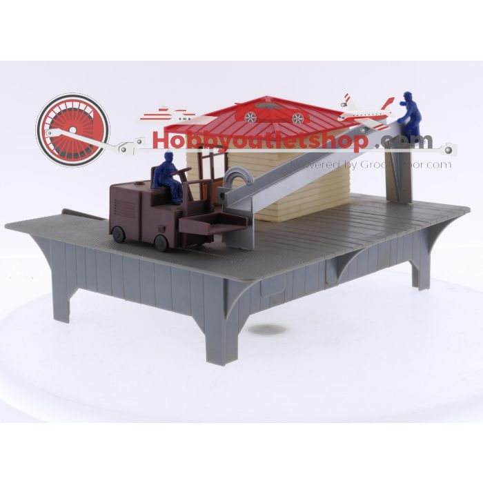 Schaal 0 K-Line K-124 operating barrel loader #8381