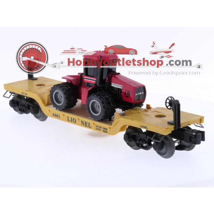 Schaal 0 Lionel 6-16957 dieplader met tractor #8386