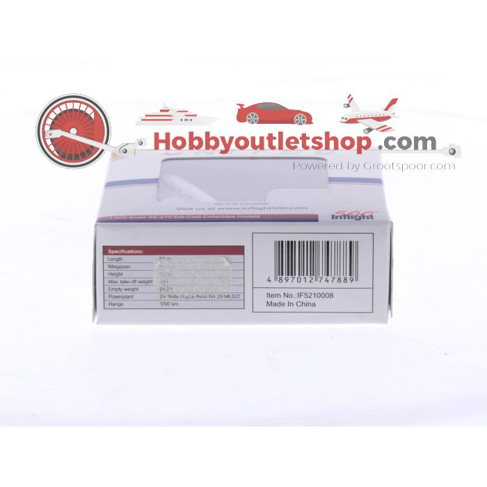 Schaal 1:500 Inflight500 IF5210008 SE-210 Caravelle United Airlines Reg. N1003U #8405 - sku: 20251104040800 - Used - Like new - Photo 3