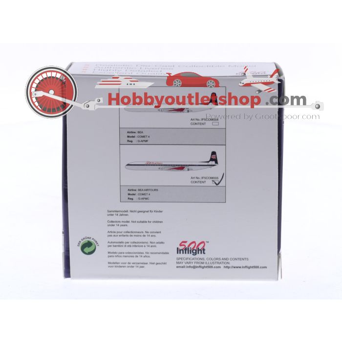 Schaal 1:500 Inflight500 IF5COM005 Comet 4 BEA Airtours Reg. G-APMC #8407 - sku: 20251104044112 - Used - Like new - Photo 2