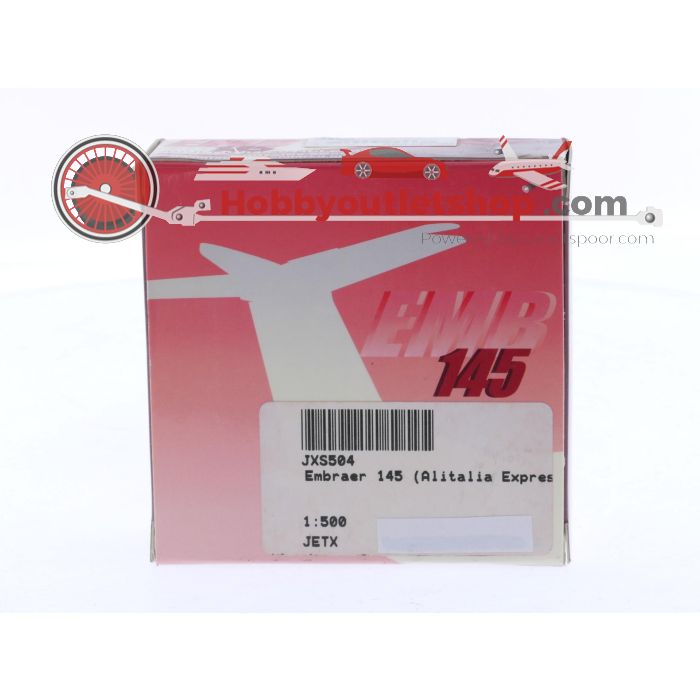 Schaal 1:500 Jet-X JXS504 Embraer ERJ-145LR Alitalia Express Reg. I-EXMM #8415 - sku: 20251105024048 - Gebruikt - Zo goed als nieuw - Afbeelding 2