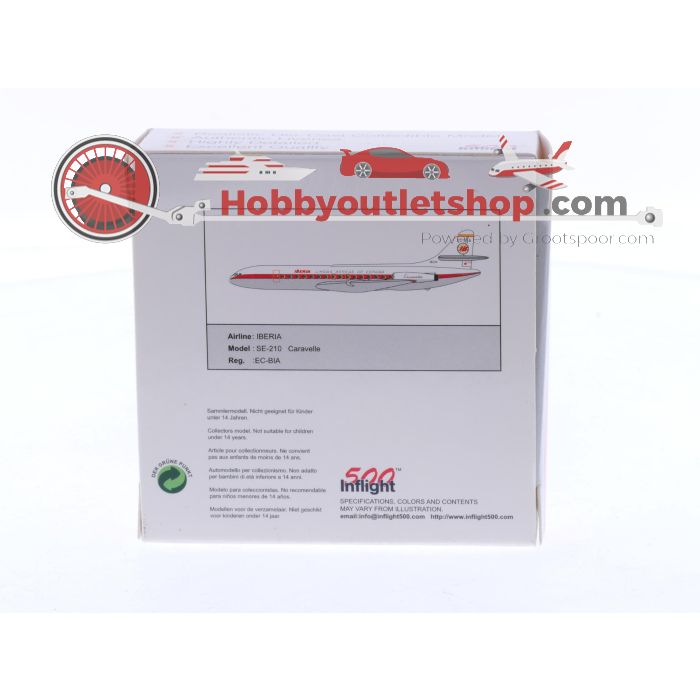 Schaal 1:500 Inflight500 IF5210004 SE-210 Caravelle Iberia Reg. EC-BIA #8418 - sku: 20251105041223 - Used - Like new - Photo 2