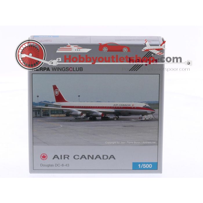 Schaal 1:500 Herpa 509893 Douglas DC-8-43 Air Canada Reg. CF-TJE 'Limited Club Edition 2008' #8507