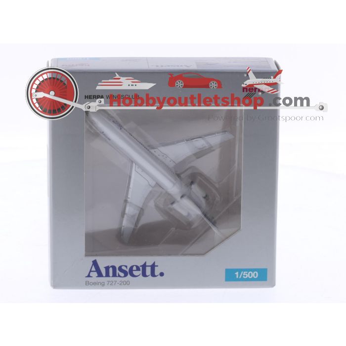 Schaal 1:500 Herpa 503013 Boeing 727-200 Ansett Australia Reg. VH-ANA #8573