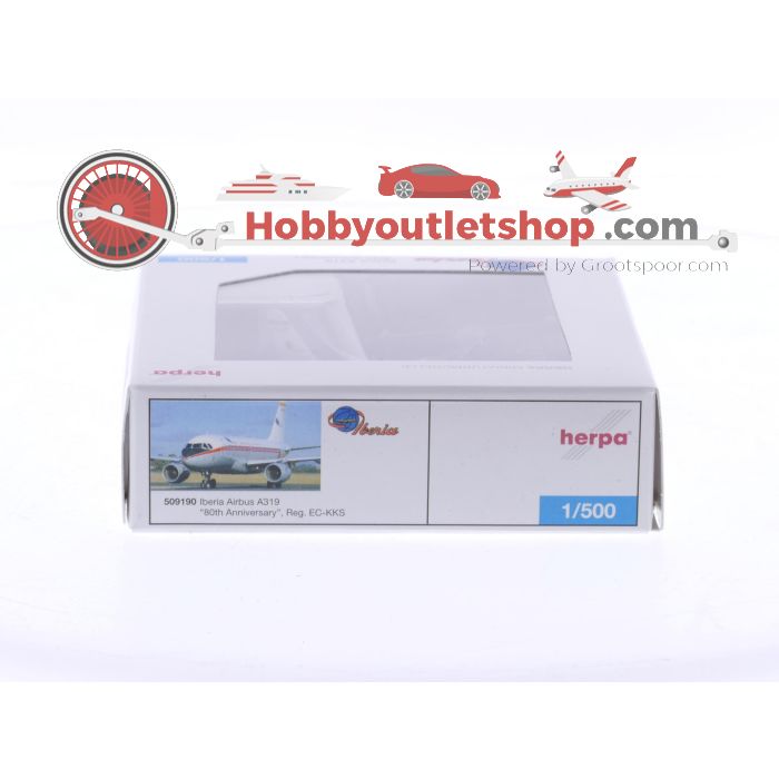 Schaal 1:500 Herpa 509190 Airbus A319 
