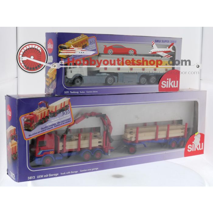 Schaal 1:55 Siku 3511 en 3812 set van 2 vrachtwagens #8665 - sku: 20251204010303 - Gebraucht - Guter Zustand - Bild 6