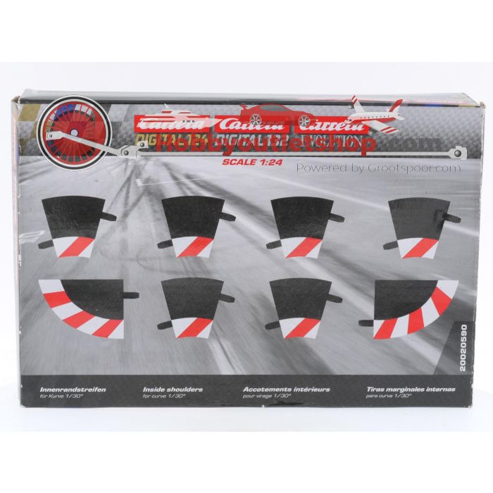 Schaal 1:24 Carrera 20020590 binnenkant schouder voor bocht 1/30° (6), eindstuk (2) #8794 - sku: 20251219115659 - Gebruikt - Zeer goede staat - Afbeelding 4