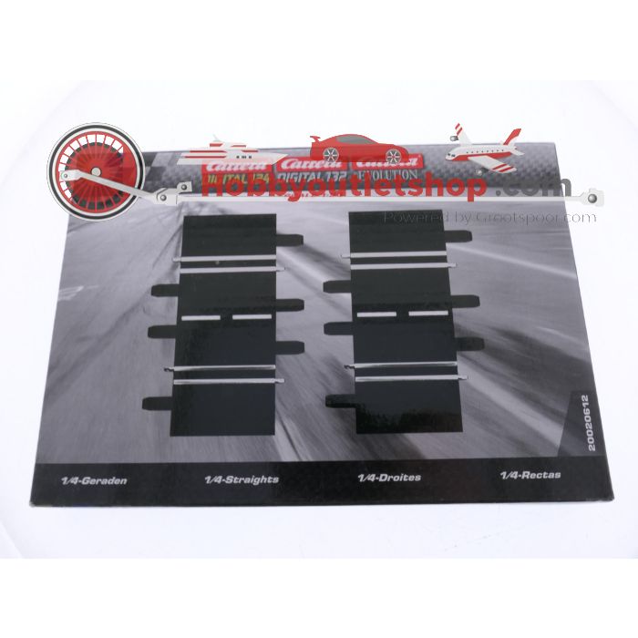 Schaal 1:24 Carrera 20020612 rechte stukken 1/4 (2) #8796 - sku: 20251219011954 - Nieuw - Afbeelding 2